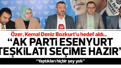 AK Parti Esenyurt İlçe Başkanı Harun Özer: Teşkilat olarak seçime hazırız