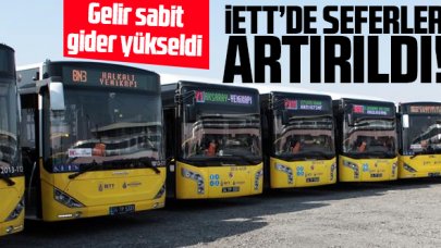 İETT'de seferler artırıldı