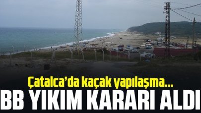 İBB yıkım kararı aldı: Sahilde kaçak yapılaşma!