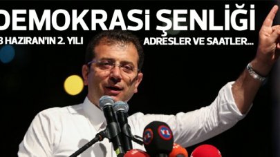 İstanbul Büyükşehir Belediyesi 23 Haziran Demokrasi Şenliği nerede ve ne zaman