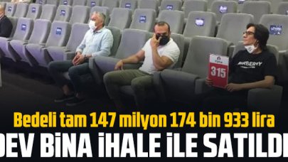 İGDAŞ binası 147 milyon liraya satıldı!