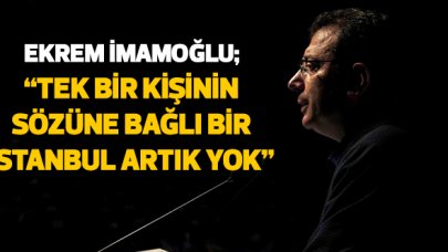 İmamoğlu, “Mor Zirve”de konuştu: Tek bir kişinin sözlerine bağlı bir istanbul yok artık