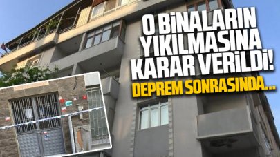 Güngören'de hasar gören binalar yıkılacak