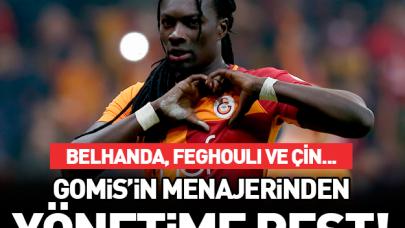 Gomis'in menajerinden Belhanda, Feghouli ve Çin resti