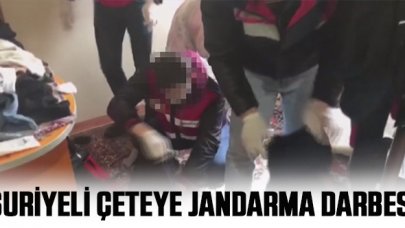 Suriyeli çeteye jandarma darbesi