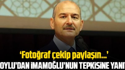 Süleyman Soylu'dan İmamoğlu'nun tepkisi sorusuna cevap: Siz işinizi yapın, siyasete alet olmayın