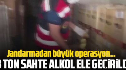 Gaziosmanpaşa'da operasyon: 8 ton sahte alkol ele geçirildi