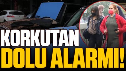 İstanbul için korkutan dolu alarmı