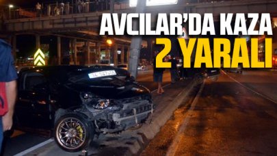 Avcılar'da kaza: 2 yaralı