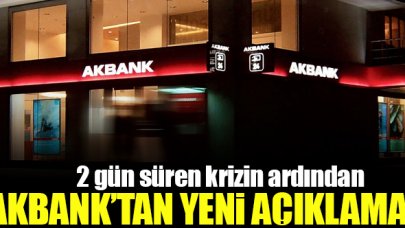 2 gündür erişim sorunu yaşanan Akbank'tan yeni açıklama