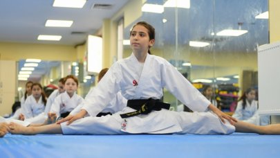 Karate kursuna büyük ilgi