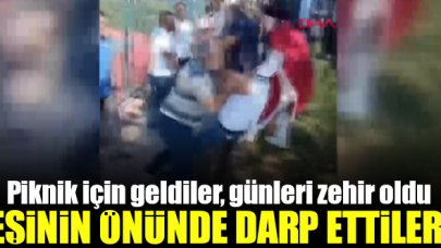 Sultangazi'de eşinin önünde darp ettiler!