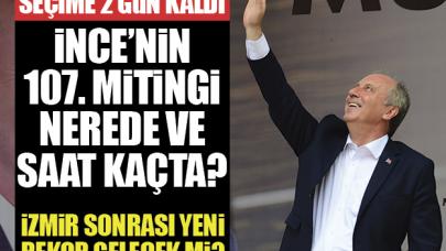 Muharrem İnce İstanbul mitingi nerede ve saat kaçta?