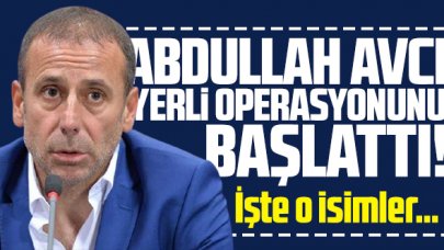 Abdullah Avcı yerli operasyonunu başlattı! Trabzonspor'un gündeminde iki isim var