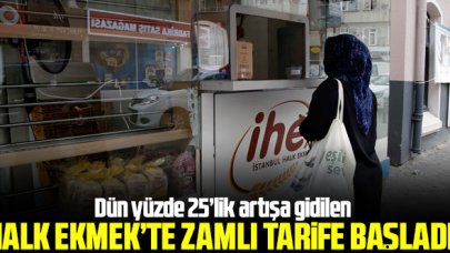 Halk Ekmek'te zamlı tarife ile satış başladı