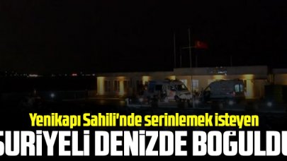 Serinlemek isteyen Suriye uyruklu kişi denizde boğuldu