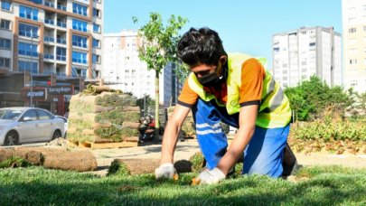 Esenyurt'u yeşillendirme çalışmaları sürüyor