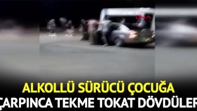 Avcılar'da çocuğa alkollü şekilde çarpan sürücüye dayak