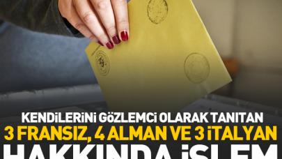 10 yabancı uyruklu vatandaş hakkında yasal işlem