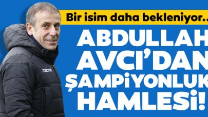 Trabzonspor'da Abdullah Avcı'dan şampiyonluk hamlesi! Kaldı 1...