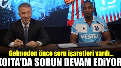 Trabzonspor'da Fode Koita'nın sorunu devam ediyor!