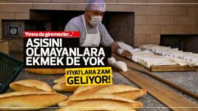 Aşı olmayana ekmek yok!