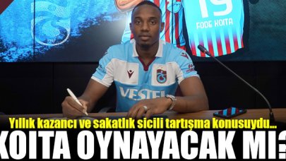 Fode Koita Molde maçında oynayacak mı? Trabzonspor'da son durum