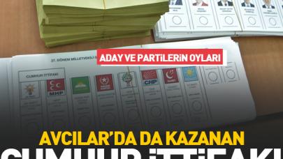 24 Haziran Seçimleri Avcılar sonuçları