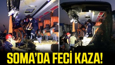 Soma'da feci kaza: 9 ölü 30 yaralı