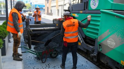 Esenyurt'ta yollar yenileniyor