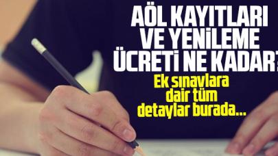 2021 AÖL kayıt yenileme ücreti kaç lira ve hangi bankaya yatırılacak? 2021 açık lise ek sınav başvurusu