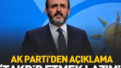 AK Parti Sözcüsü Mahir Ünal'dan Muharrem İnce açıklaması