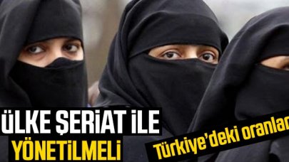 Türkiye'de 'ülke şeriat ile yönetilmeli' diyenlerin oranı ortaya çıktı