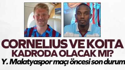 Andreas Cornelius ve Fode Koita Yeni Malatyaspor maçında oynayacak mı?