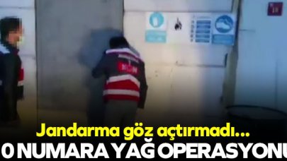 İstanbul'da jandarmadan 10 numara yağ operasyonu