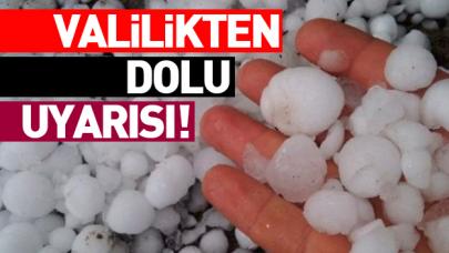 İstanbul Valiliği dolu için uyardı! İşte dolunun saati