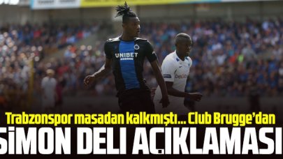 Club Brugge'dan Simon Deli açıklaması