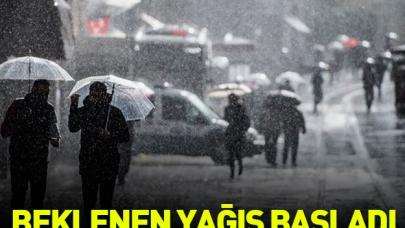 Beklenen yağış başladı!