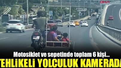 Kadıköy D-100'de tehlikeli yolculuk kamerada