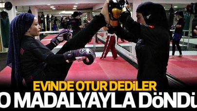 Züleyha Altay'a 'otur evinde yemek yap' dediler, o iki şampiyonadan da madalyayla döndü