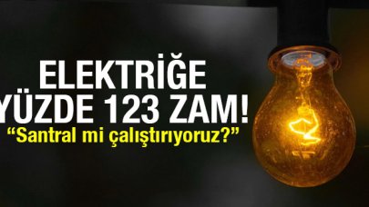 Elektriğe 3 yılda yüzde 123 zam!