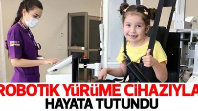 6 yaşındaki Leman Kara, robotik yürüme cihazıyla hayata tutundu