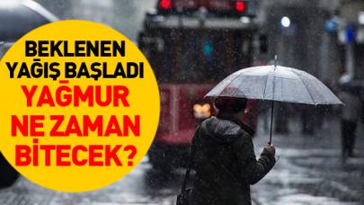 İstanbul'da sağanak yağmur başladı! Hava durumu ve beş günlük tahmin