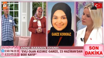 Esra Erol'da Gamze Korkmaz kimdir ve nerede? Şeker hastası genç kız 23 Haziran'dan bu yana kayıp