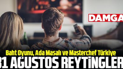 31 Ağustos 2021 Reyting sonuçları | Baht Oyunu, Ada Masalı ve Masterchef Türkiye