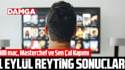 1 Eylül 2021 Çarşamba Reyting sonuçları | Sen Çal Kapımı, Masterchef, Türkiye-Karadağ maçı