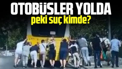 Otobüsler yolda peki suç kimde?