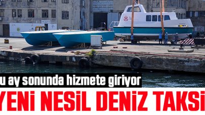 İBB  Haliç Tersanesi’nde üretilen deniz taksilerini hizmete sokuyor 