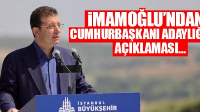 Ekrem İmamoğlu cumhurbaşkanı adayı olacak mı? Kendisi açıkladı