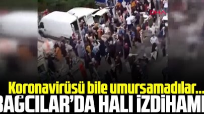 Bağcılar'da halı indirimi izdiham yarattı